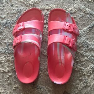 Pink sandals